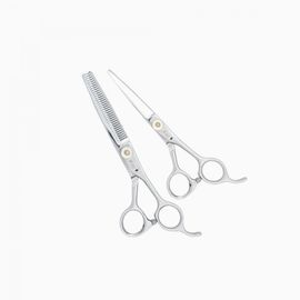 [Hasung] HSK 350, HSK 550 2-Piece Haircut Scissors  Set, Stainless Steel Material _ Made in KOREA 